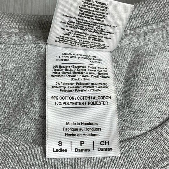 Gildan Women’s Gray Alaska 49th State T-Shirt Size Small - Picture 5 of 6